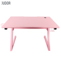 Judor Ergonomic Laptop Mesa de juego de escritorio rosa para juegos